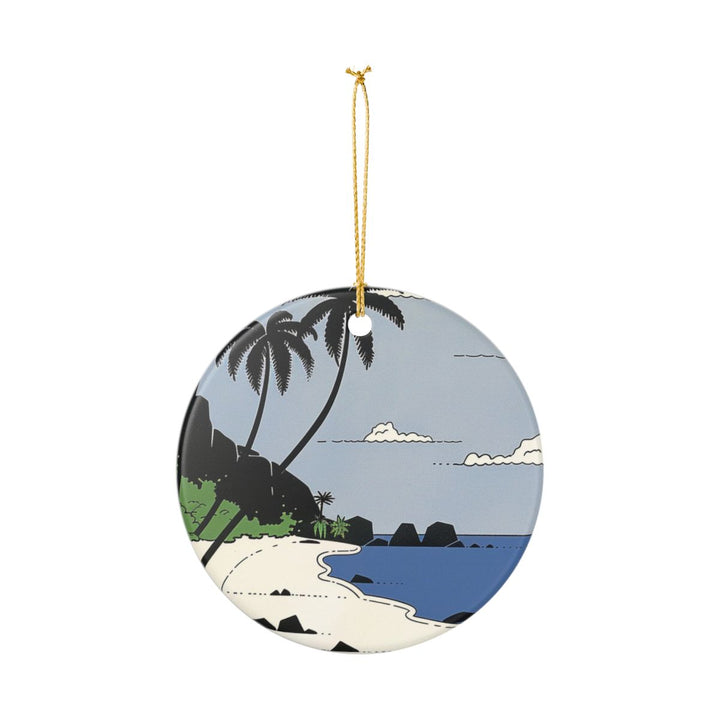 Seychelles Ornament: Unique Seychelles Souvenir, Seychelles Xmas Decor, and Authentic Seychelles Gift