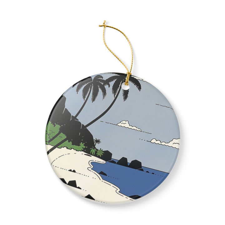 Seychelles Ornament: Unique Seychelles Souvenir, Seychelles Xmas Decor, and Authentic Seychelles Gift