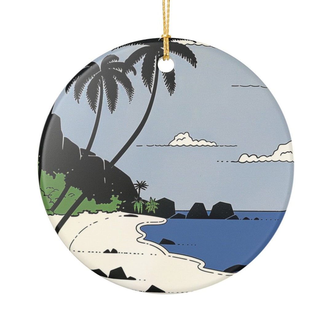 Seychelles Ornament: Unique Seychelles Souvenir, Seychelles Xmas Decor, and Authentic Seychelles Gift