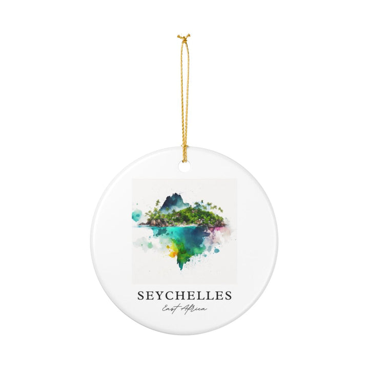 Seychelles East Africa Ornament: Unique Seychelles Souvenir, Seychelles East Africa Xmas Decor, and Authentic Seychelles Gift