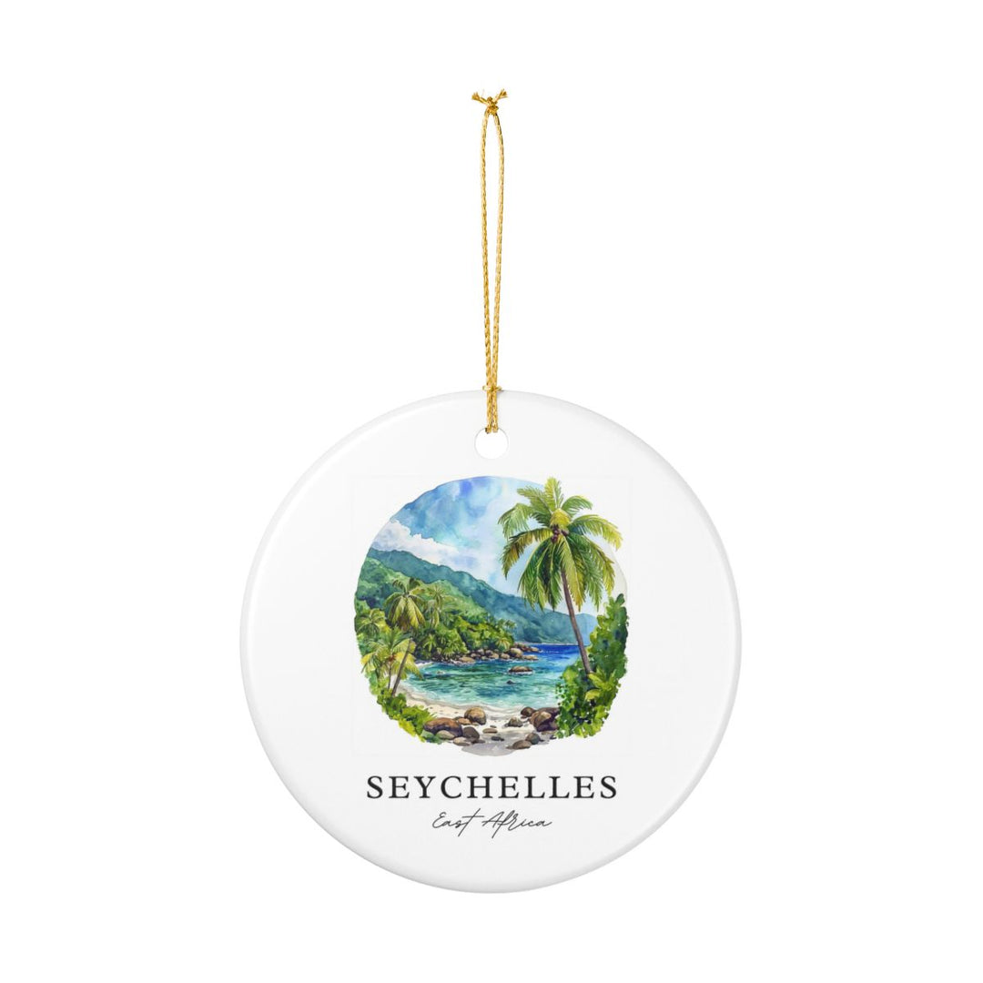 Seychelles East Africa Ornament: Unique Seychelles Souvenir, Seychelles East Africa Xmas Decor, and Authentic Seychelles Gift