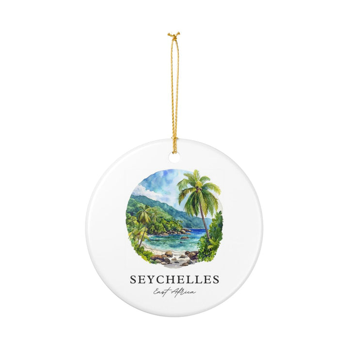 Seychelles East Africa Ornament: Unique Seychelles Souvenir, Seychelles East Africa Xmas Decor, and Authentic Seychelles Gift