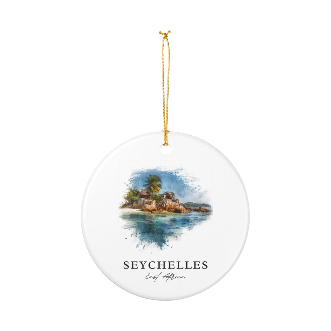 Seychelles East Africa Ornament: Unique Seychelles Souvenir, Seychelles East Africa Xmas Decor, and Authentic Seychelles Gift
