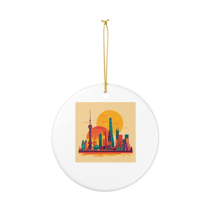 Shanghai China Ornament: Unique Shanghai Souvenir, Shanghai China Xmas Decor, and Authentic Shanghai Gift