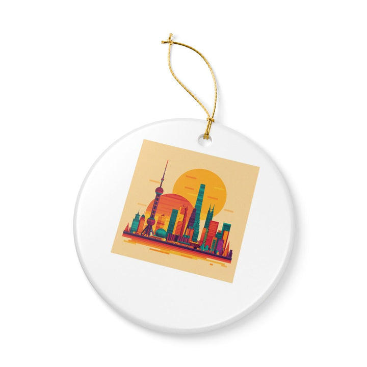 Shanghai China Ornament: Unique Shanghai Souvenir, Shanghai China Xmas Decor, and Authentic Shanghai Gift