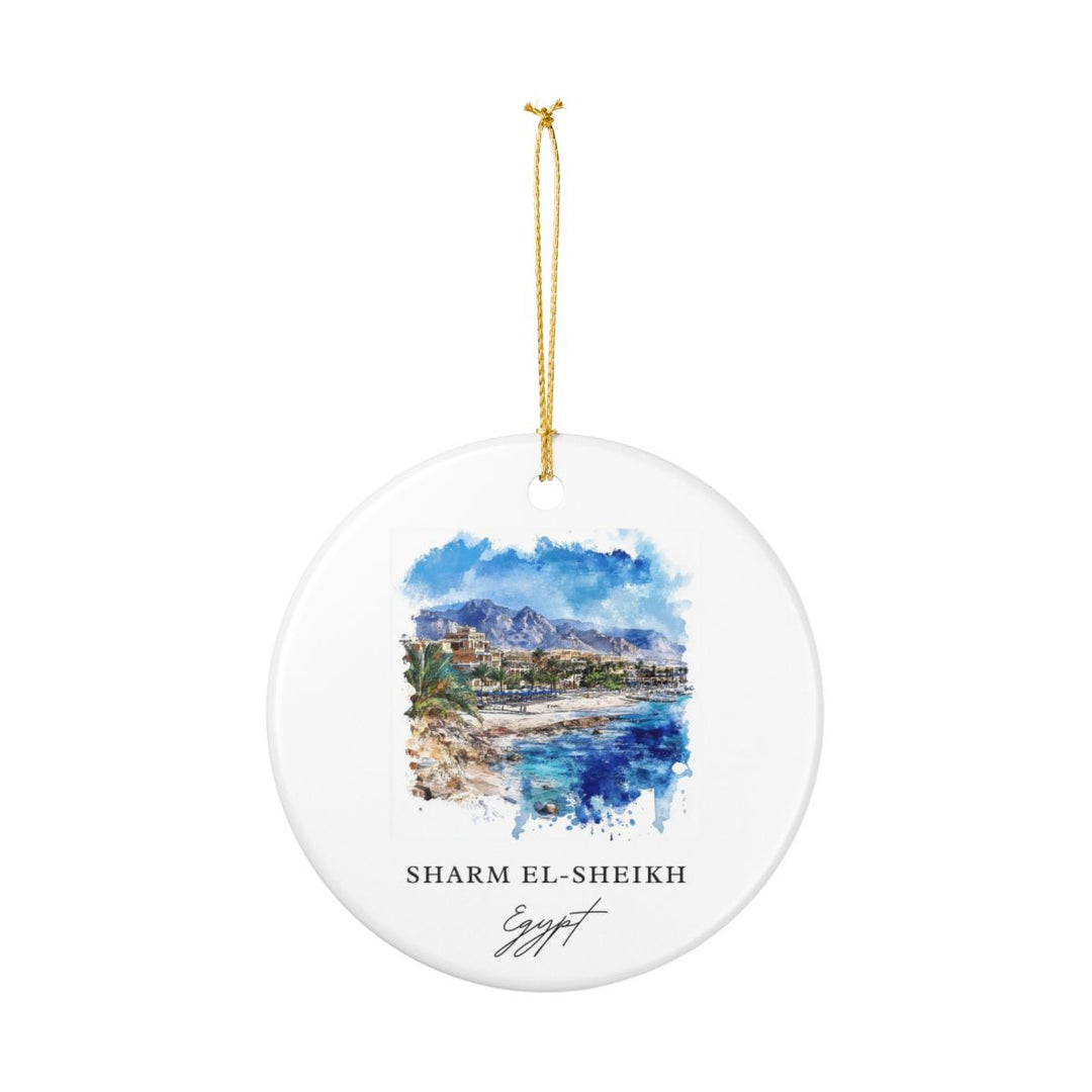 Sharm El-sheikh Ornament: Unique Sharm El-sheikh Souvenir, Sharm El-sheikh Xmas Decor, and Authentic Sharm El-sheikh Gift