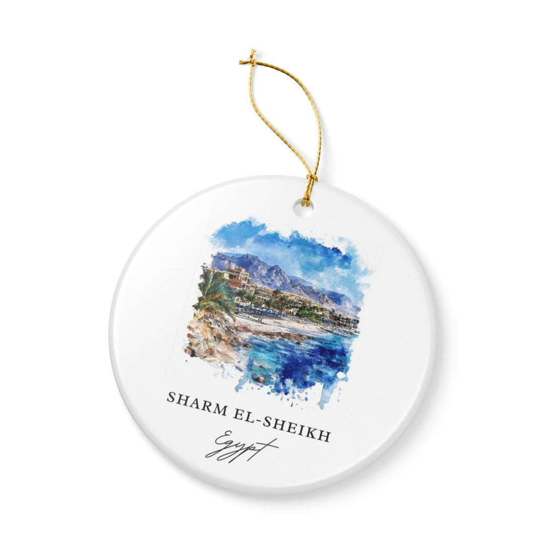 Sharm El-sheikh Ornament: Unique Sharm El-sheikh Souvenir, Sharm El-sheikh Xmas Decor, and Authentic Sharm El-sheikh Gift