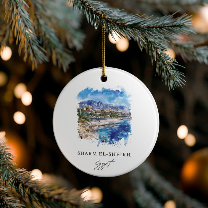 Sharm El-sheikh Ornament: Unique Sharm El-sheikh Souvenir, Sharm El-sheikh Xmas Decor, and Authentic Sharm El-sheikh Gift