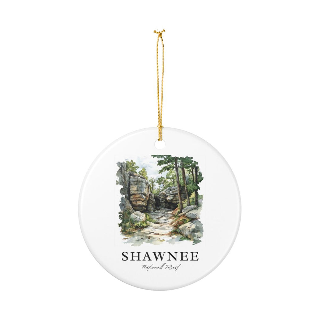 Shawnee National Forest Ornament: Unique Shawnee National Forest Souvenir, Shawnee National Forest Xmas Decor, and Authentic Shawnee National Forest Gift