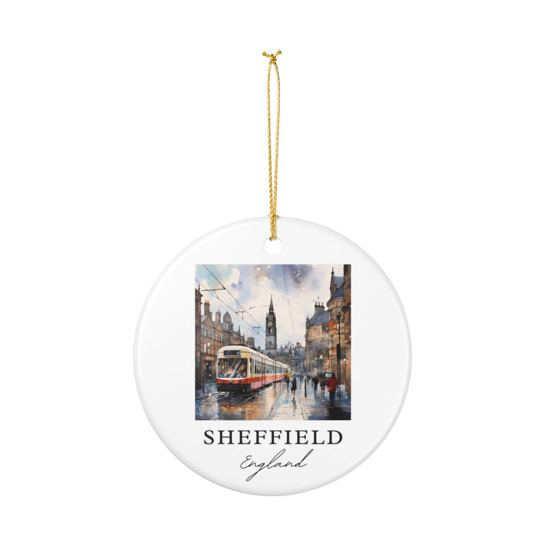 Sheffield England Ornament: Unique Sheffield England Souvenir, Sheffield England Xmas Decor, and Authentic Sheffield England Gift