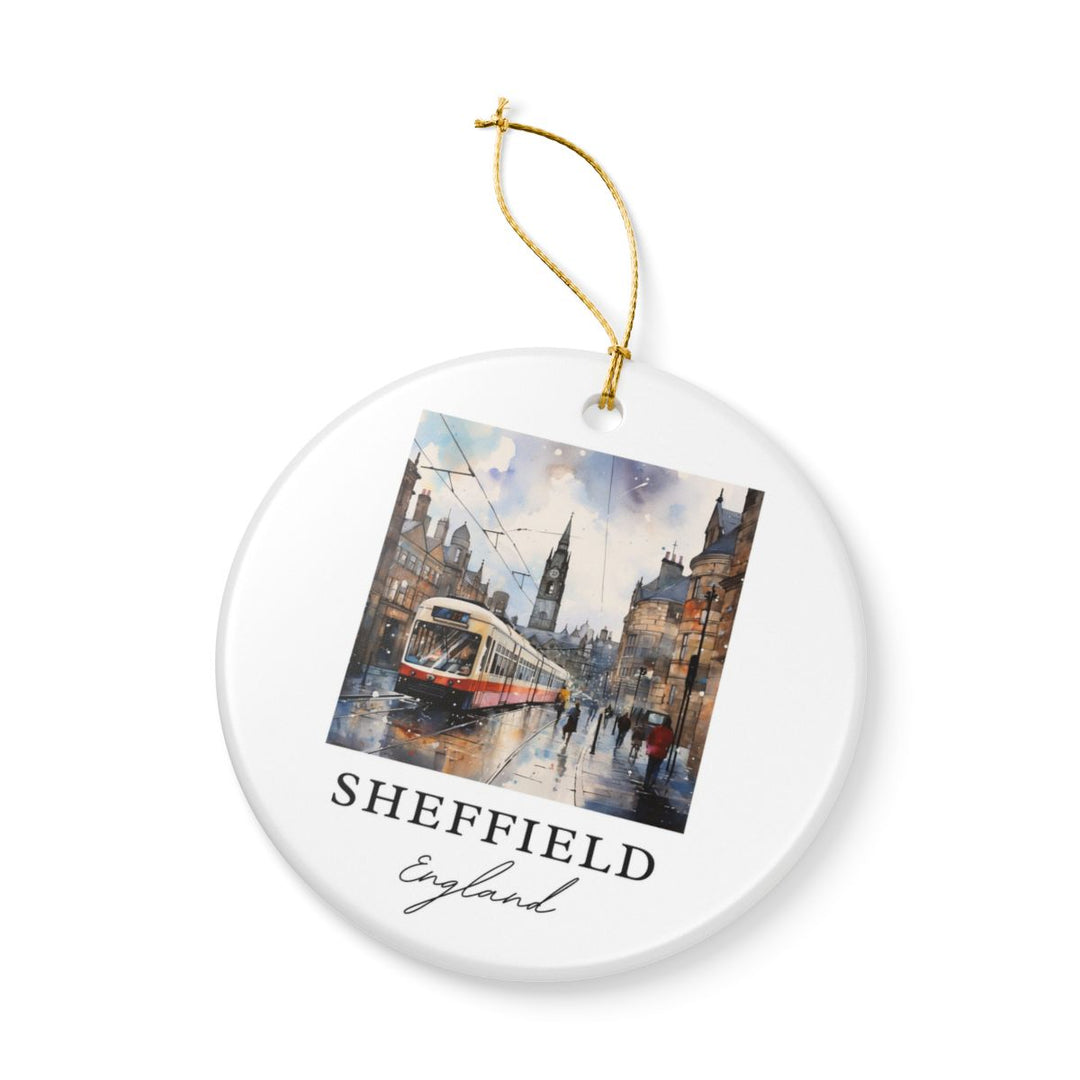 Sheffield England Ornament: Unique Sheffield England Souvenir, Sheffield England Xmas Decor, and Authentic Sheffield England Gift