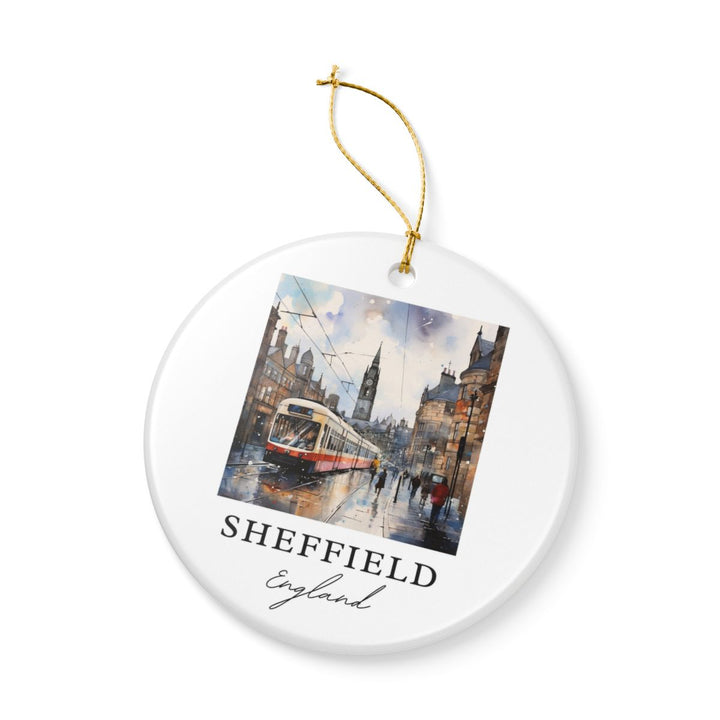 Sheffield England Ornament: Unique Sheffield England Souvenir, Sheffield England Xmas Decor, and Authentic Sheffield England Gift