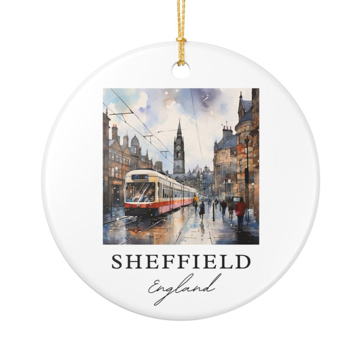 Sheffield England Ornament: Unique Sheffield England Souvenir, Sheffield England Xmas Decor, and Authentic Sheffield England Gift