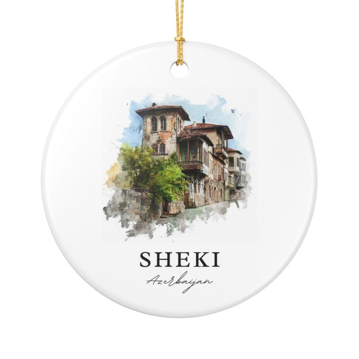 Sheki Azerbaijan Ornament: Unique Sheki Azerbaijan Souvenir, Sheki Azerbaijan Xmas Decor, and Authentic Sheki Azerbaijan Gift