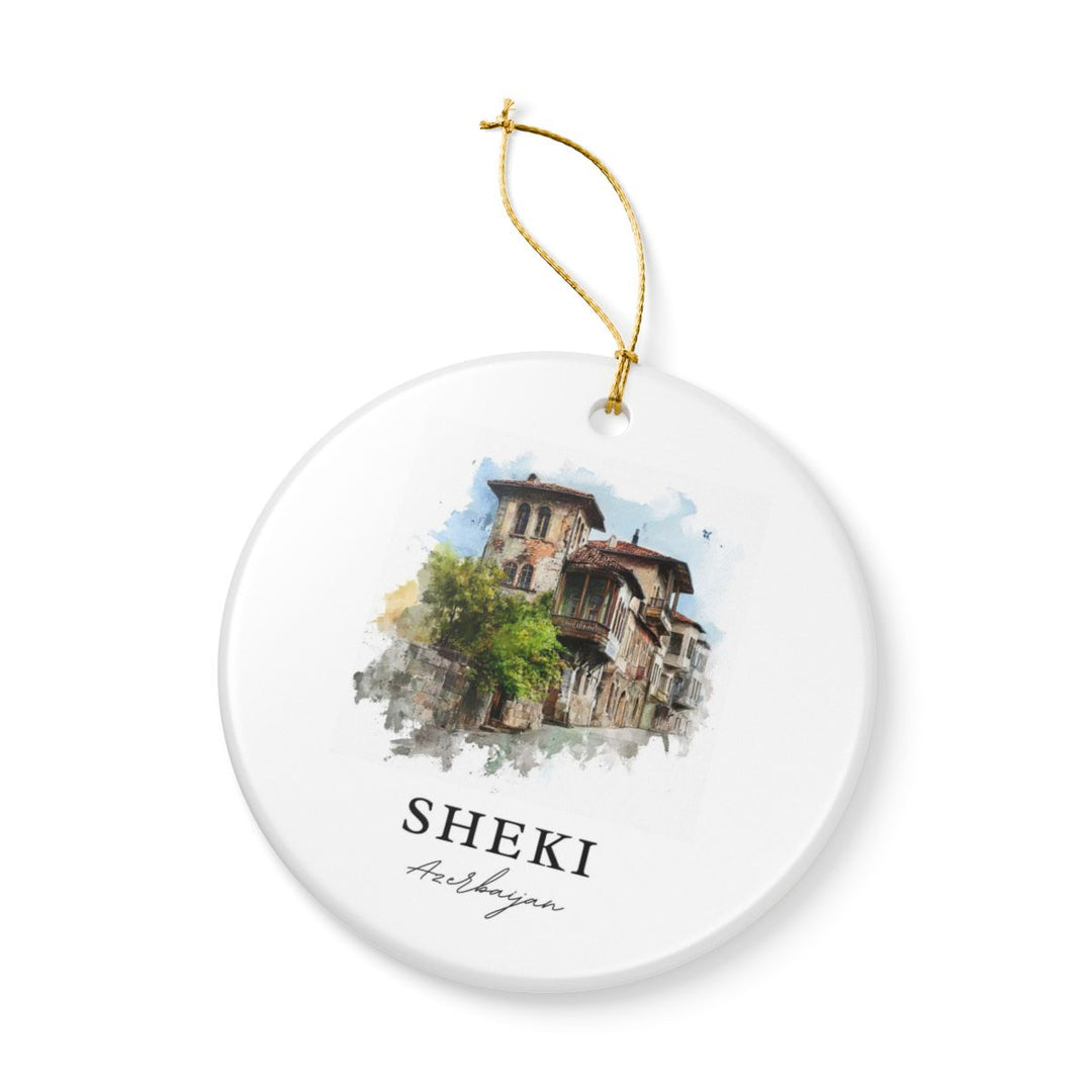 Sheki Azerbaijan Ornament: Unique Sheki Azerbaijan Souvenir, Sheki Azerbaijan Xmas Decor, and Authentic Sheki Azerbaijan Gift