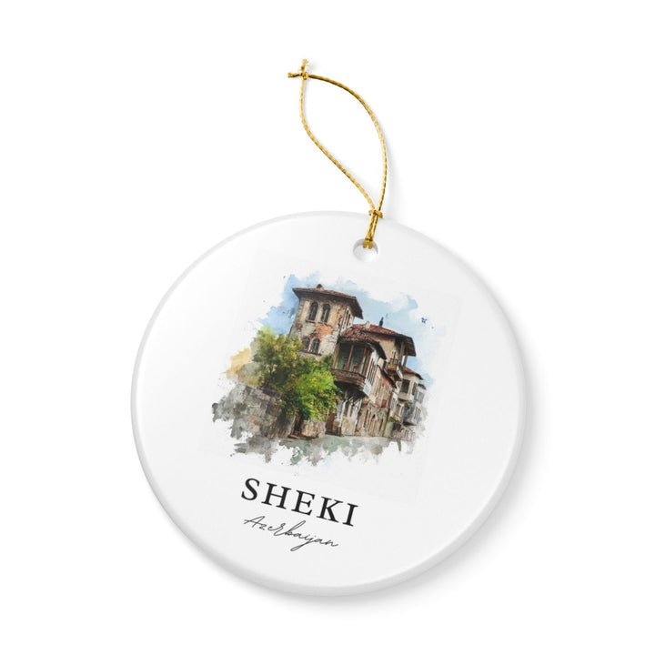 Sheki Azerbaijan Ornament: Unique Sheki Azerbaijan Souvenir, Sheki Azerbaijan Xmas Decor, and Authentic Sheki Azerbaijan Gift