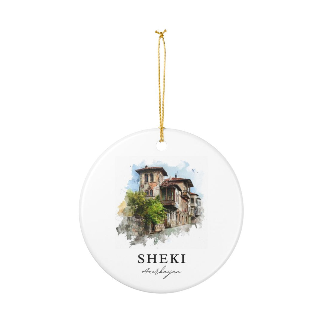 Sheki Azerbaijan Ornament: Unique Sheki Azerbaijan Souvenir, Sheki Azerbaijan Xmas Decor, and Authentic Sheki Azerbaijan Gift