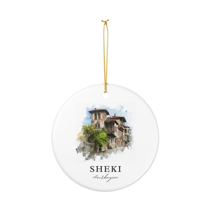 Sheki Azerbaijan Ornament: Unique Sheki Azerbaijan Souvenir, Sheki Azerbaijan Xmas Decor, and Authentic Sheki Azerbaijan Gift