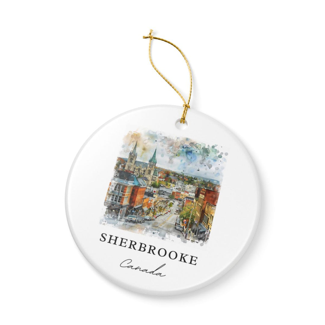 Sherbrooke Canada Ornament: Unique Sherbrooke Souvenir, Sherbrooke Canada Xmas Decor, and Authentic Sherbrooke Gift