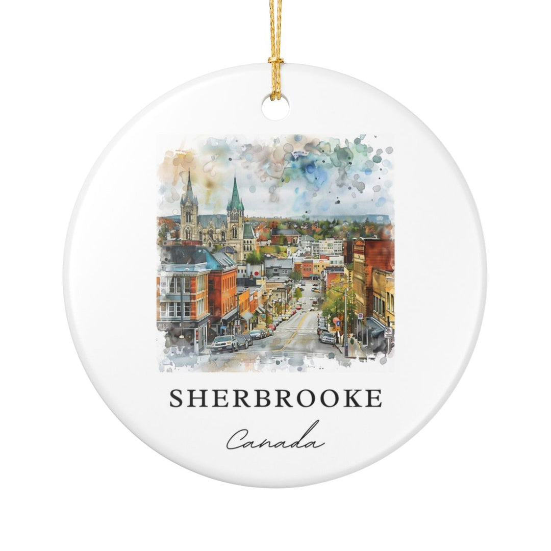 Sherbrooke Canada Ornament: Unique Sherbrooke Souvenir, Sherbrooke Canada Xmas Decor, and Authentic Sherbrooke Gift