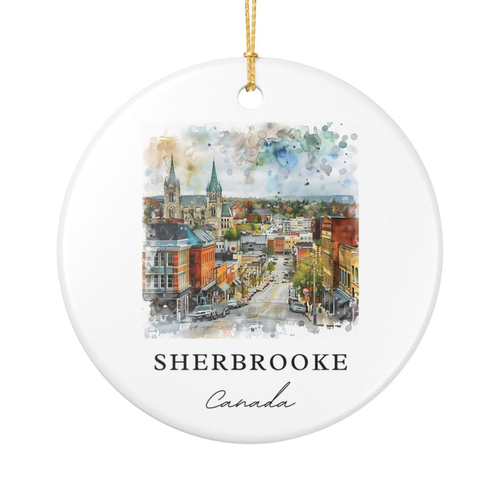 Sherbrooke Canada Ornament: Unique Sherbrooke Souvenir, Sherbrooke Canada Xmas Decor, and Authentic Sherbrooke Gift