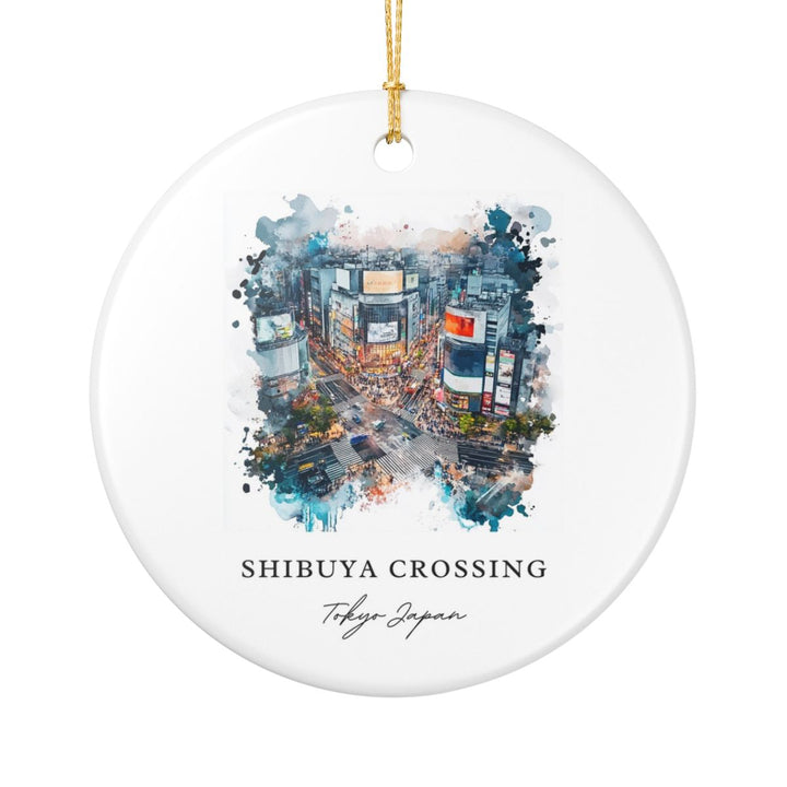 Shibuya Crossing Tokyo Ornament: Unique Shibuya Crossing Tokyo Souvenir, Shibuya Crossing Tokyo Xmas Decor, and Authentic Shibuya Crossing Tokyo Gift