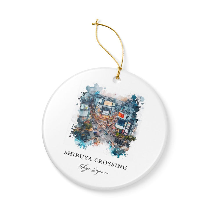 Shibuya Crossing Tokyo Ornament: Unique Shibuya Crossing Tokyo Souvenir, Shibuya Crossing Tokyo Xmas Decor, and Authentic Shibuya Crossing Tokyo Gift