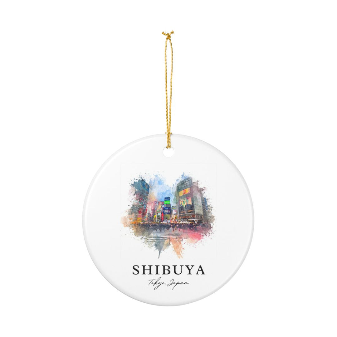 Shibuya Tokyo Ornament: Unique Shibuya Tokyo Souvenir, Shibuya Tokyo Xmas Decor, and Authentic Shibuya Tokyo Gift
