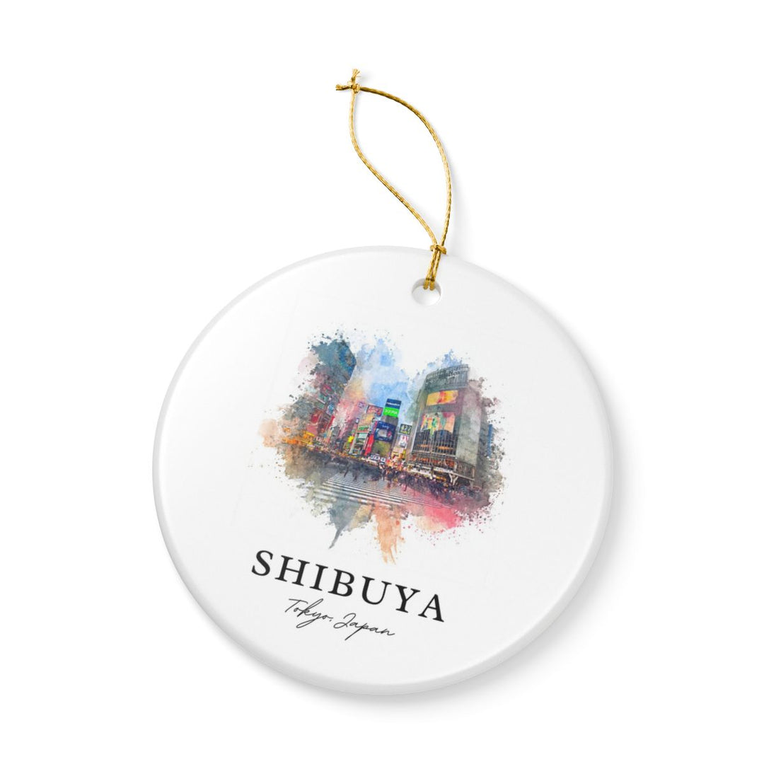 Shibuya Tokyo Ornament: Unique Shibuya Tokyo Souvenir, Shibuya Tokyo Xmas Decor, and Authentic Shibuya Tokyo Gift