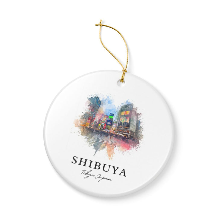 Shibuya Tokyo Ornament: Unique Shibuya Tokyo Souvenir, Shibuya Tokyo Xmas Decor, and Authentic Shibuya Tokyo Gift