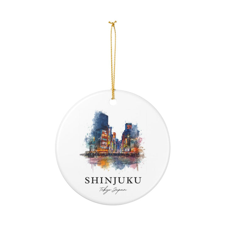 Shinjuku Tokyo Japan Ornament: Unique Shinjuku Tokyo Souvenir, Shinjuku Tokyo Japan Xmas Decor, and Authentic Shinjuku Tokyo Gift