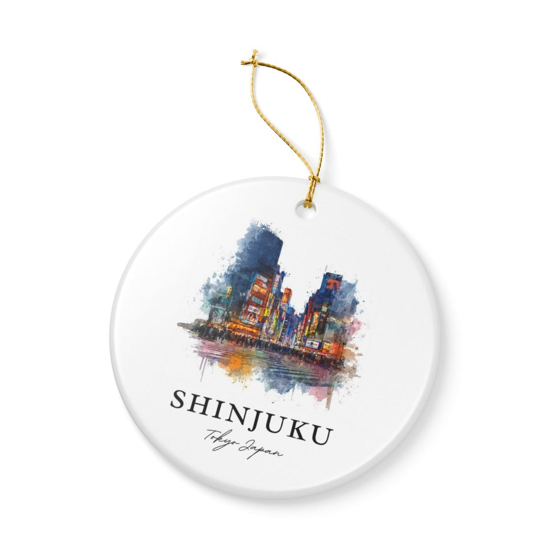 Shinjuku Tokyo Japan Ornament: Unique Shinjuku Tokyo Souvenir, Shinjuku Tokyo Japan Xmas Decor, and Authentic Shinjuku Tokyo Gift
