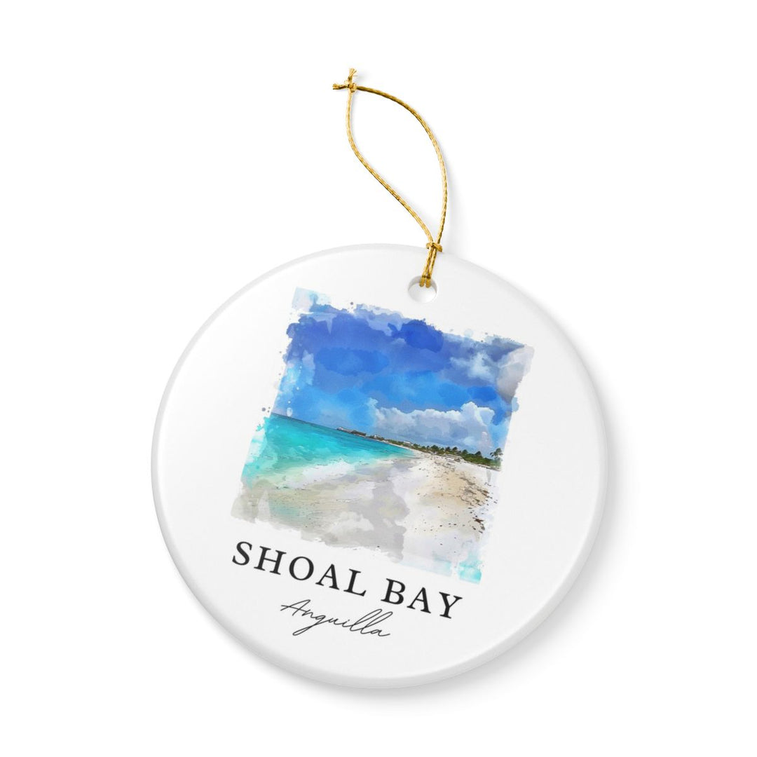 Shoal Bay Ornament: Unique Shoal Bay Souvenir, Shoal Bay Xmas Decor, and Authentic Shoal Bay Gift