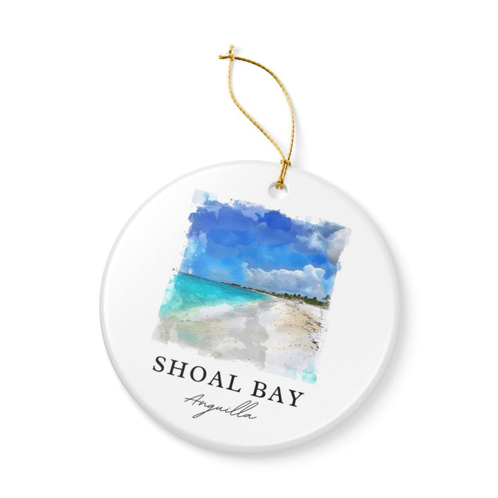 Shoal Bay Ornament: Unique Shoal Bay Souvenir, Shoal Bay Xmas Decor, and Authentic Shoal Bay Gift