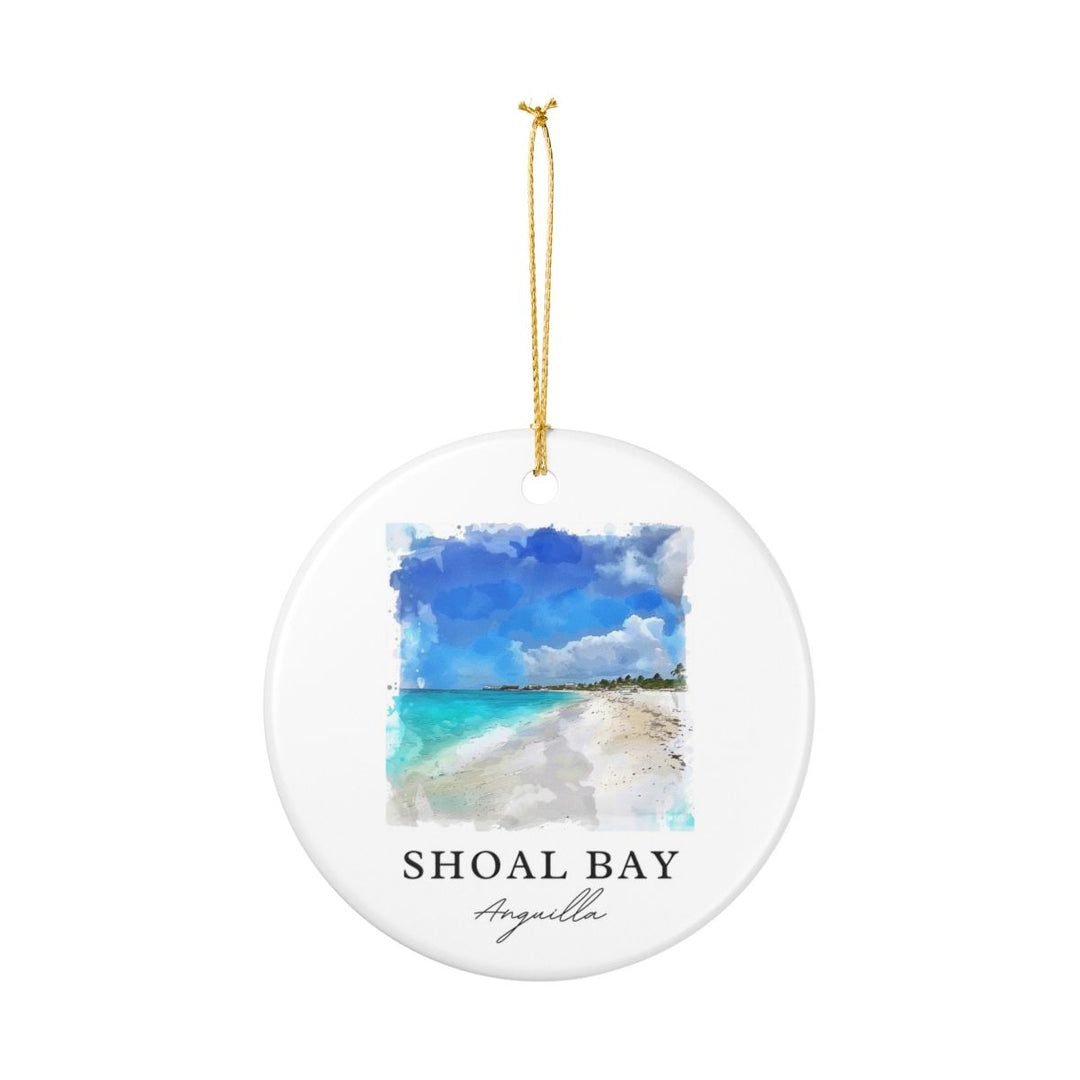 Shoal Bay Ornament: Unique Shoal Bay Souvenir, Shoal Bay Xmas Decor, and Authentic Shoal Bay Gift
