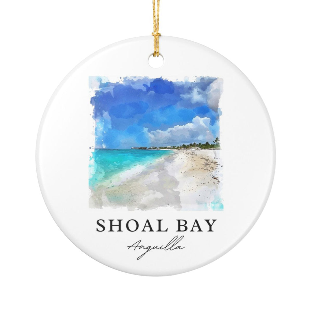 Shoal Bay Ornament: Unique Shoal Bay Souvenir, Shoal Bay Xmas Decor, and Authentic Shoal Bay Gift