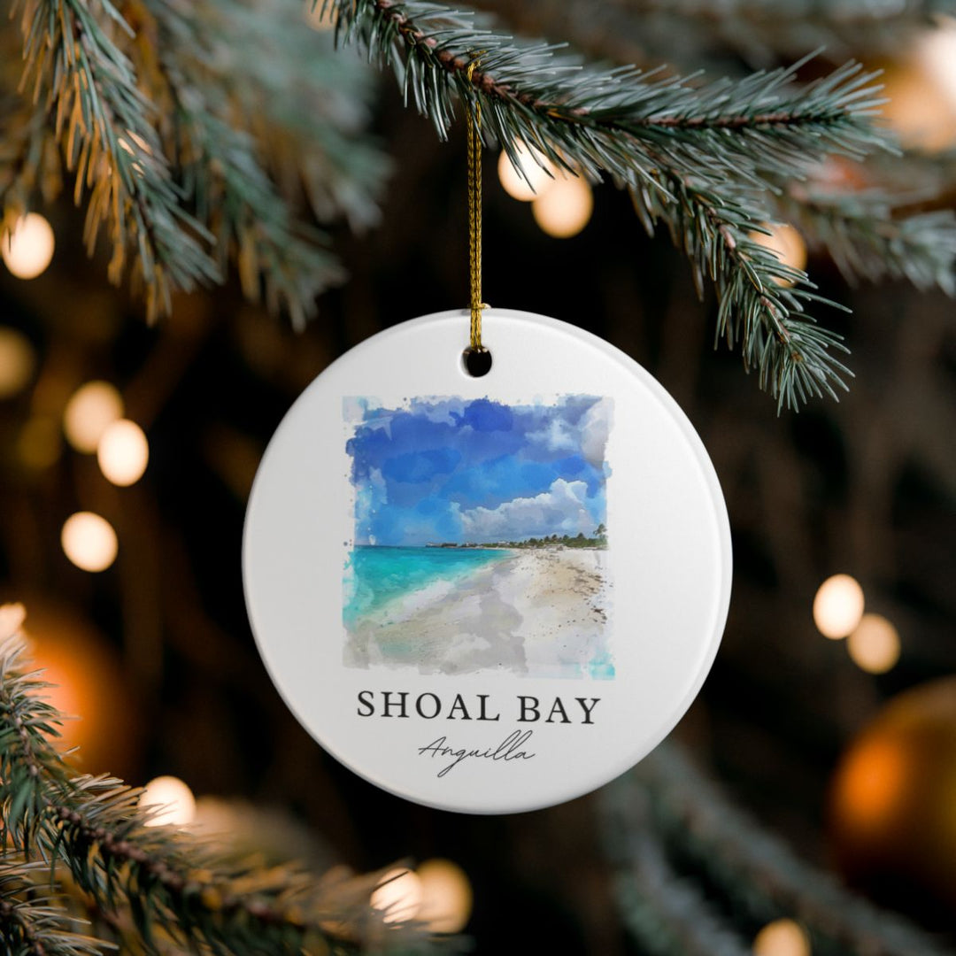 Shoal Bay Ornament: Unique Shoal Bay Souvenir, Shoal Bay Xmas Decor, and Authentic Shoal Bay Gift