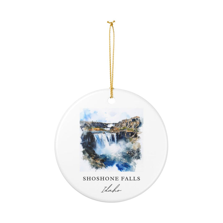 Shoshone Falls Idaho Ornament: Unique Shoshone Falls Idaho Souvenir, Shoshone Falls Idaho Xmas Decor, and Authentic Shoshone Falls Idaho Gift