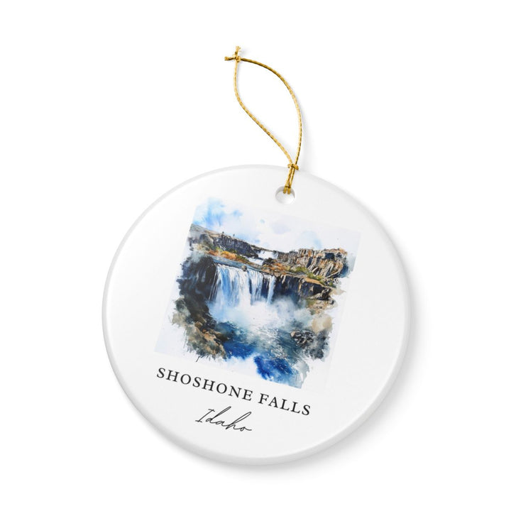 Shoshone Falls Idaho Ornament: Unique Shoshone Falls Idaho Souvenir, Shoshone Falls Idaho Xmas Decor, and Authentic Shoshone Falls Idaho Gift