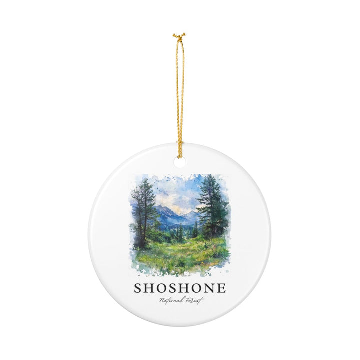 Shoshone National Forest USA Ornament: Unique Shoshone National Forest Souvenir, Shoshone National Forest USA Xmas Decor