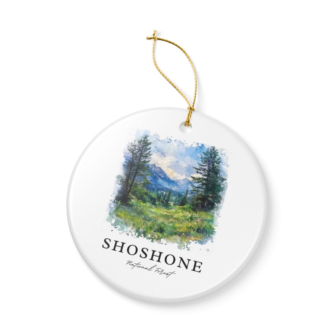 Shoshone National Forest USA Ornament: Unique Shoshone National Forest Souvenir, Shoshone National Forest USA Xmas Decor