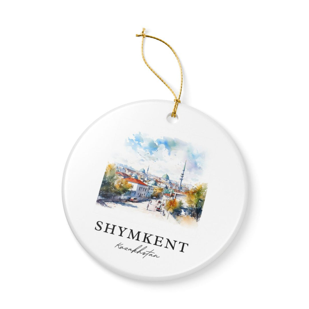 Shymkent Kazakhstan Ornament: Unique Shymkent Kazakhstan Souvenir, Shymkent Kazakhstan Xmas Decor, and Authentic Shymkent Kazakhstan Gift