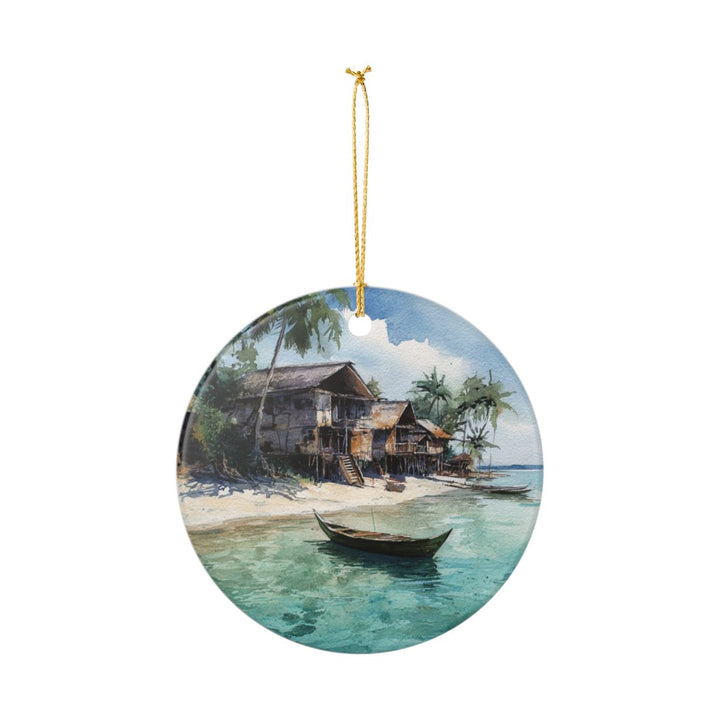 Siargao Island Philippines Ornament: Unique Siargao Island Souvenir, Siargao Island Philippines Xmas Decor, and Authentic Siargao Island Gift