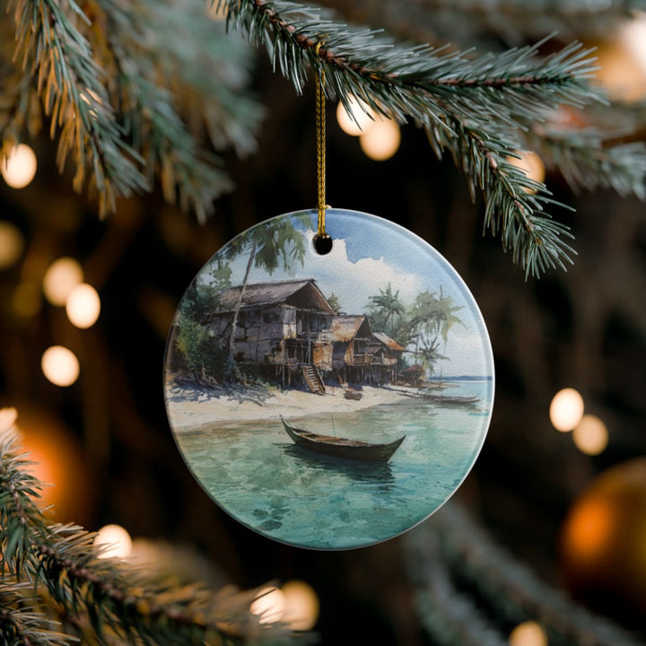 Siargao Island Philippines Ornament: Unique Siargao Island Souvenir, Siargao Island Philippines Xmas Decor, and Authentic Siargao Island Gift