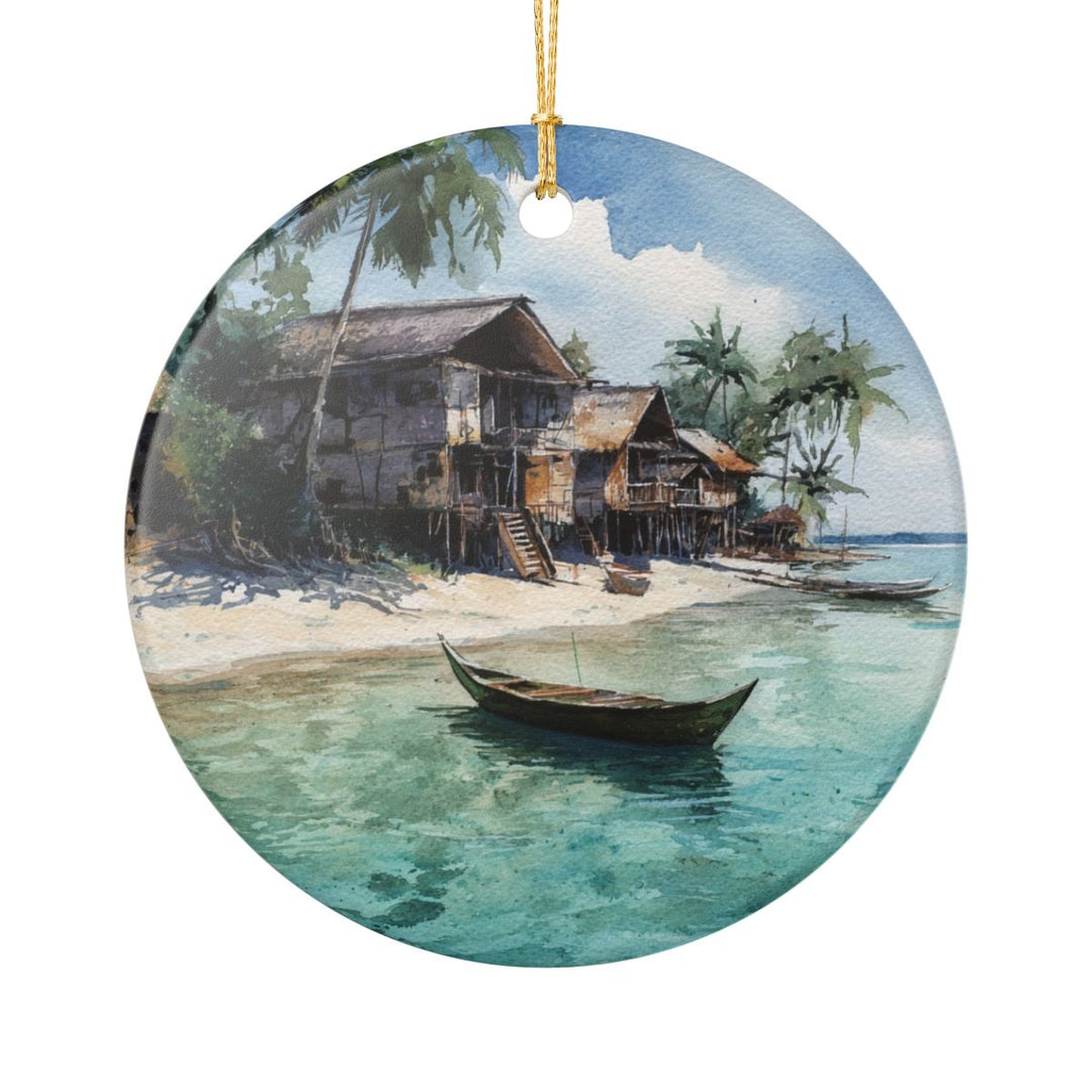 Siargao Island Philippines Ornament: Unique Siargao Island Souvenir, Siargao Island Philippines Xmas Decor, and Authentic Siargao Island Gift