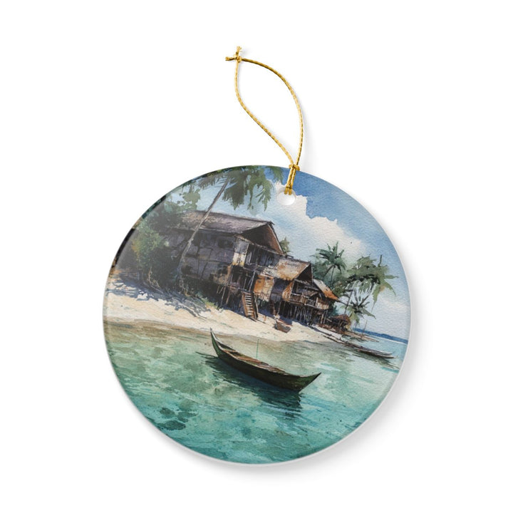 Siargao Island Philippines Ornament: Unique Siargao Island Souvenir, Siargao Island Philippines Xmas Decor, and Authentic Siargao Island Gift
