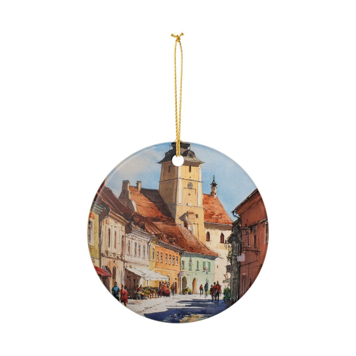 Sibiu Romania Ornament: Unique Sibiu Romania Souvenir, Sibiu Romania Xmas Decor, and Authentic Sibiu Romania Gift