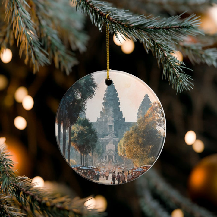 Siem Reap Ornament: Unique Siem Reap Souvenir, Siem Reap Xmas Decor, and Authentic Siem Reap Gift