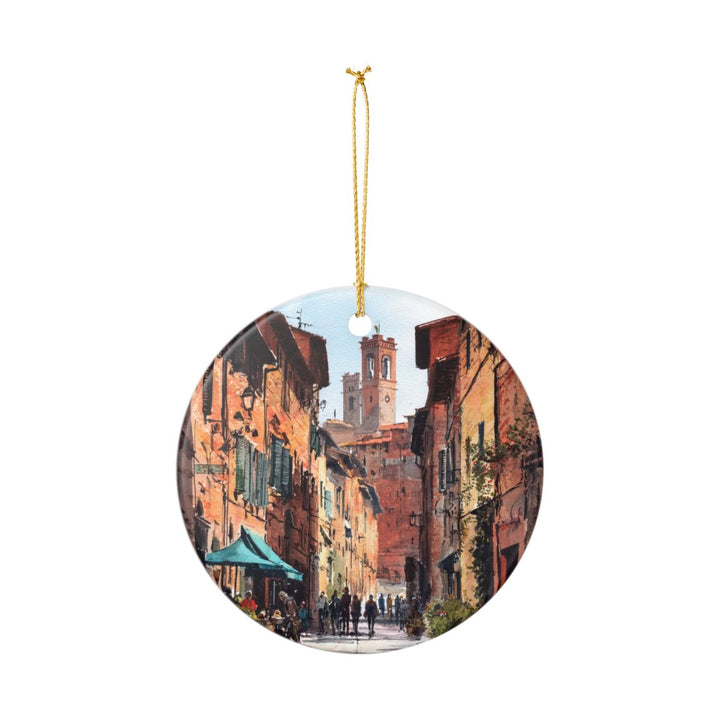 Siena Italy Ornament: Unique Siena Souvenir, Siena Italy Xmas Decor, and Authentic Siena Gift
