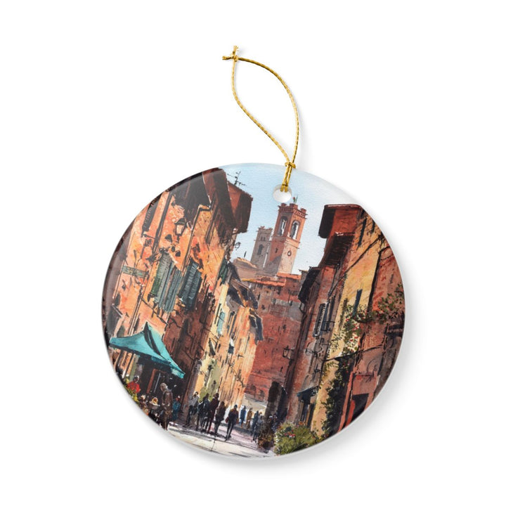 Siena Italy Ornament: Unique Siena Souvenir, Siena Italy Xmas Decor, and Authentic Siena Gift